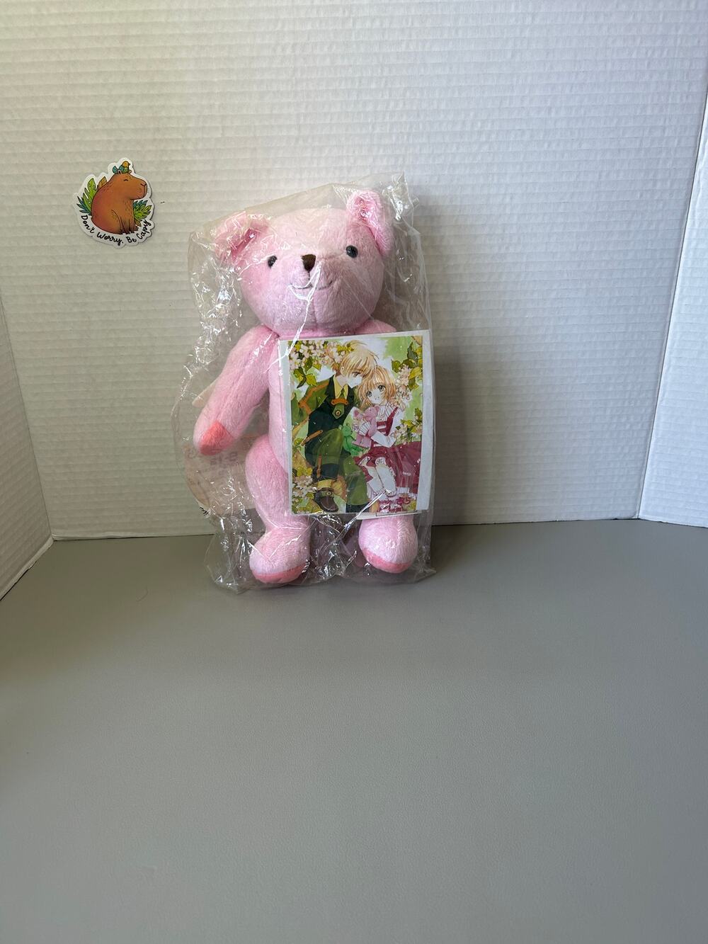 Card Captor Sakura Kuji B Bear Sakura Plush Stuffed Animal Toy Doll Pink